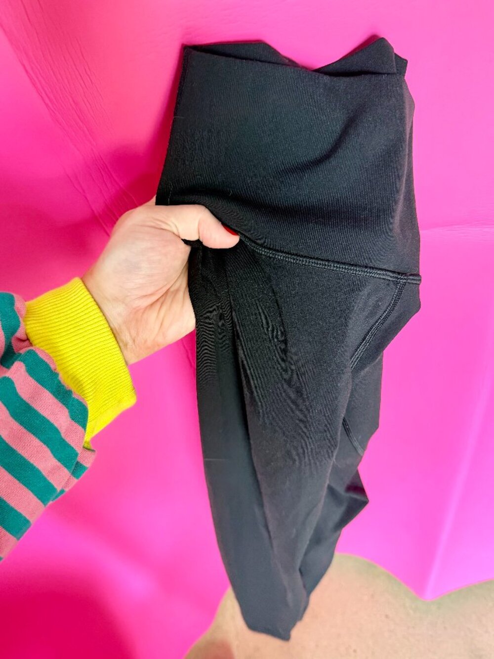 Lululemon Black Leggings Womens Size 6 Athletic Yoga Pants